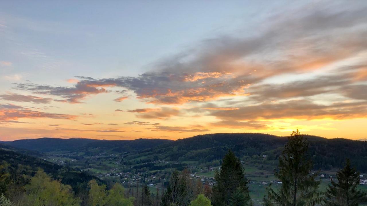 Le Gite Cozy De Bouvacote Avec Vue Panoramique Et Sauna Le Tholy Exterior photo